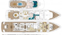 Superyacht TITANIA -  Layout